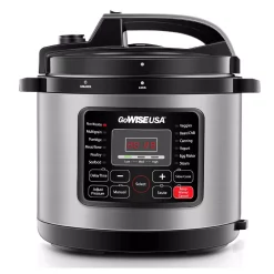 Flash Sale 🥰 GoWISE USA 8 Qt. Stainless Steel Electric Pressure Cooker With Stainless Steel Pot 👏