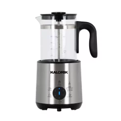 Budget 🧨 KALORIK Bartista 3-Cup Stainless Steel Electric French Press Coffee Maker 👍