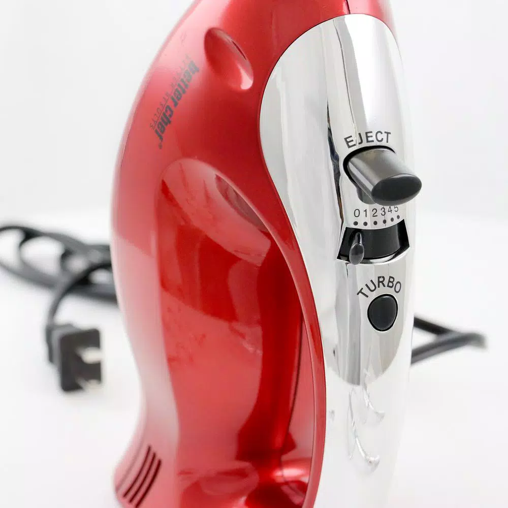 New 👏 Better Chef 5-Speed Red Hand Mixer 😀 3 New 👏 Better Chef 5-Speed Red Hand Mixer 😀 - Image 2