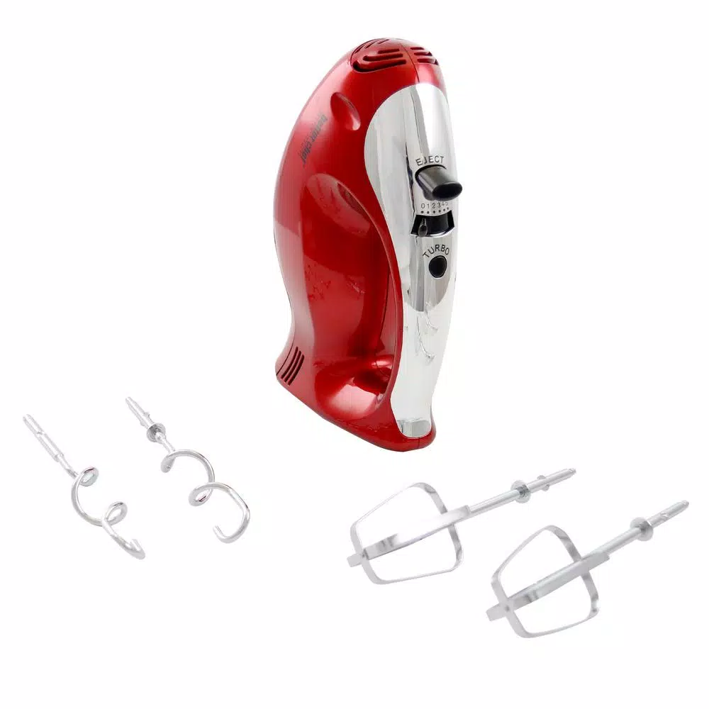New 👏 Better Chef 5-Speed Red Hand Mixer 😀 5 New 👏 Better Chef 5-Speed Red Hand Mixer 😀 - Image 4