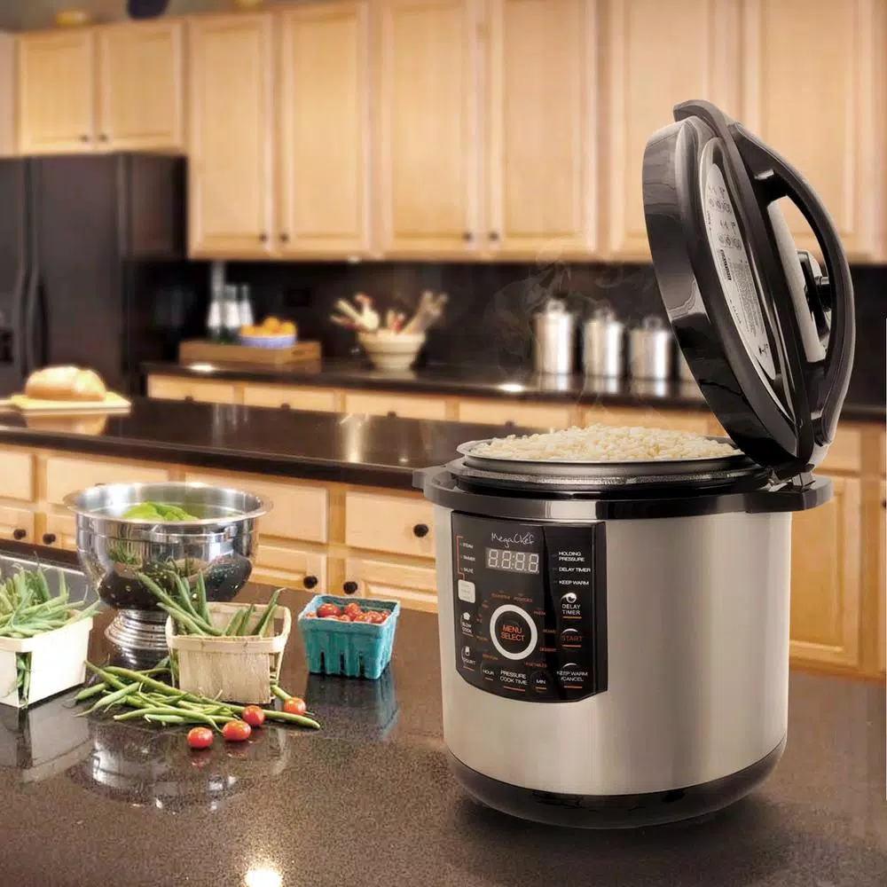 Brand new ๐งจ MegaChef 12 Qt. Black And Silver Electric Pressure Cooker With Automatic Shut-Off And Keep Warm Setting โ๏ธ 9 Brand new ๐งจ MegaChef 12 Qt. Black And Silver Electric Pressure Cooker With Automatic Shut-Off And Keep Warm Setting โ๏ธ - Image 7