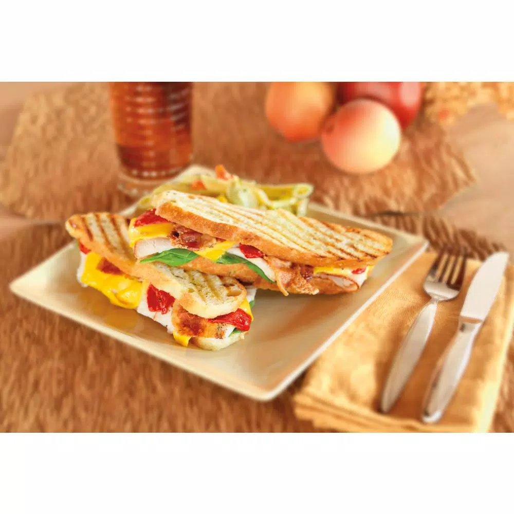 New โค๏ธ Hamilton Beach 1400 W Chrome Non-Stick Panini Press ๐ฏ 4 New โค๏ธ Hamilton Beach 1400 W Chrome Non-Stick Panini Press ๐ฏ - Image 2