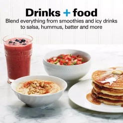 Hot Sale ⭐ Hamilton Beach Multiblend 52 Oz. 6-Speed Black Countertop Blender With Glass Jar And Travel Jar And Food Chopper ❤️ -Appliances Sales unnamed file 112