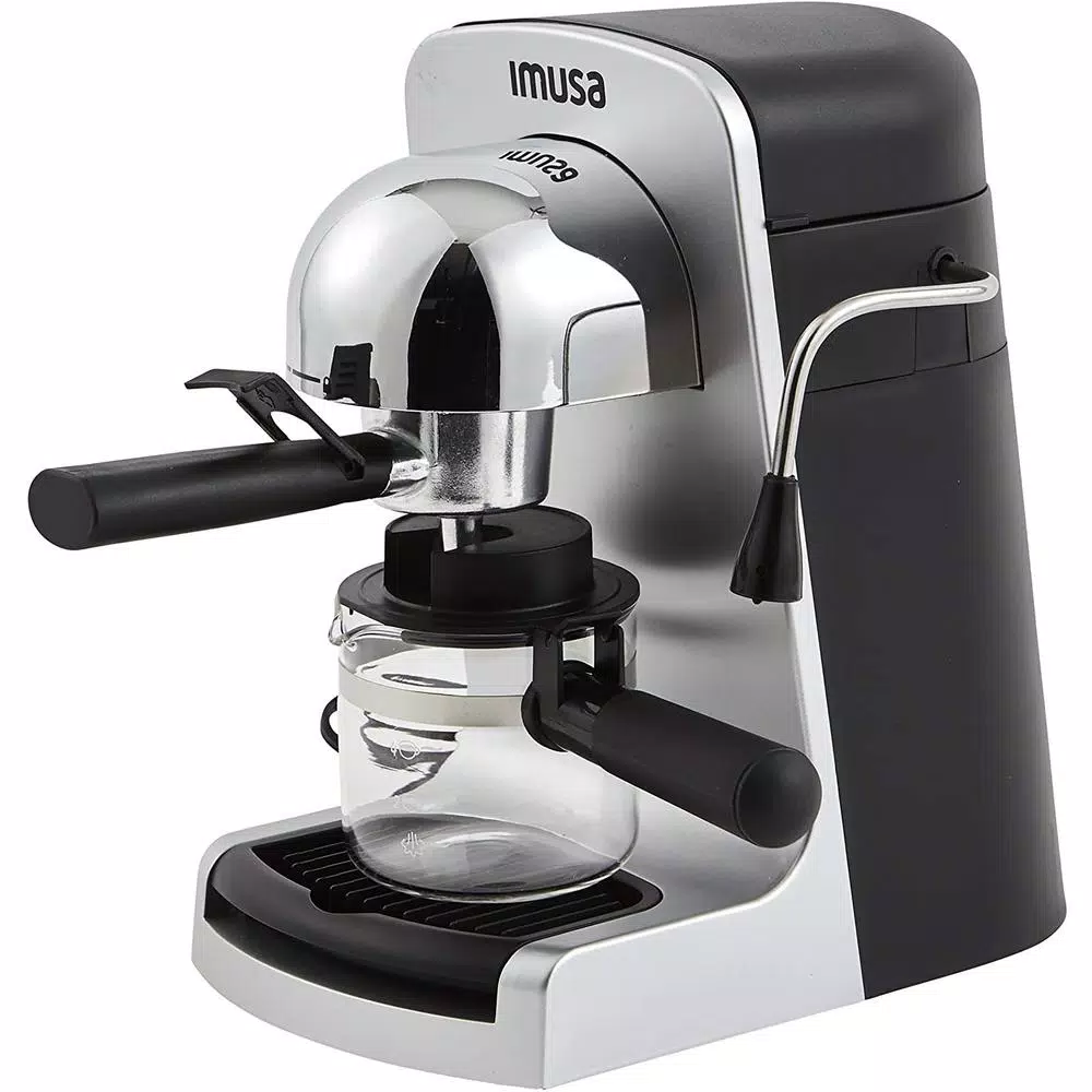 Buy π IMUSA 4-Cup Grey Espresso And Cappuccino Machine With Milk Frothier π 2 Buy π IMUSA 4-Cup Grey Espresso And Cappuccino Machine With Milk Frothier π - Image 2