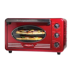 Buy 💯 Nostalgia Retro 1500 W 12-Slice Retro Red Convection Toaster Oven With Built In Timer 🎉