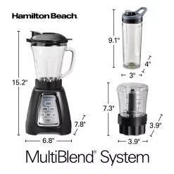 Hot Sale ⭐ Hamilton Beach Multiblend 52 Oz. 6-Speed Black Countertop Blender With Glass Jar And Travel Jar And Food Chopper ❤️ -Appliances Sales unnamed file 115