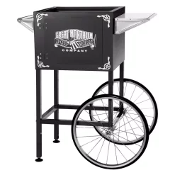 Deals ❤️ Great Northern 8 Oz. Black Replacement Cart / Stand For Lincoln Style Popcorn Machine ❤️