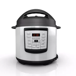Hot Sale 😉 BLACK+DECKER 6 Qt. Stainless Steel Electric Pressure Cooker With Non-Stick Metal Insert 🎁