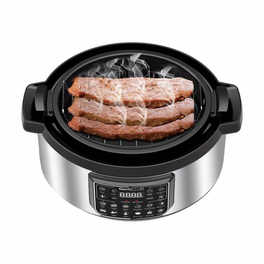 Cheap π Boyel Living 8 Qt. Stainless Steel 12-in-1 Multiuse Programmable Electric Pressure Cooker With Non-Stick Pot And Cool-Touch Handles π 7 Cheap π Boyel Living 8 Qt. Stainless Steel 12-in-1 Multiuse Programmable Electric Pressure Cooker With Non-Stick Pot And Cool-Touch Handles π - Image 5