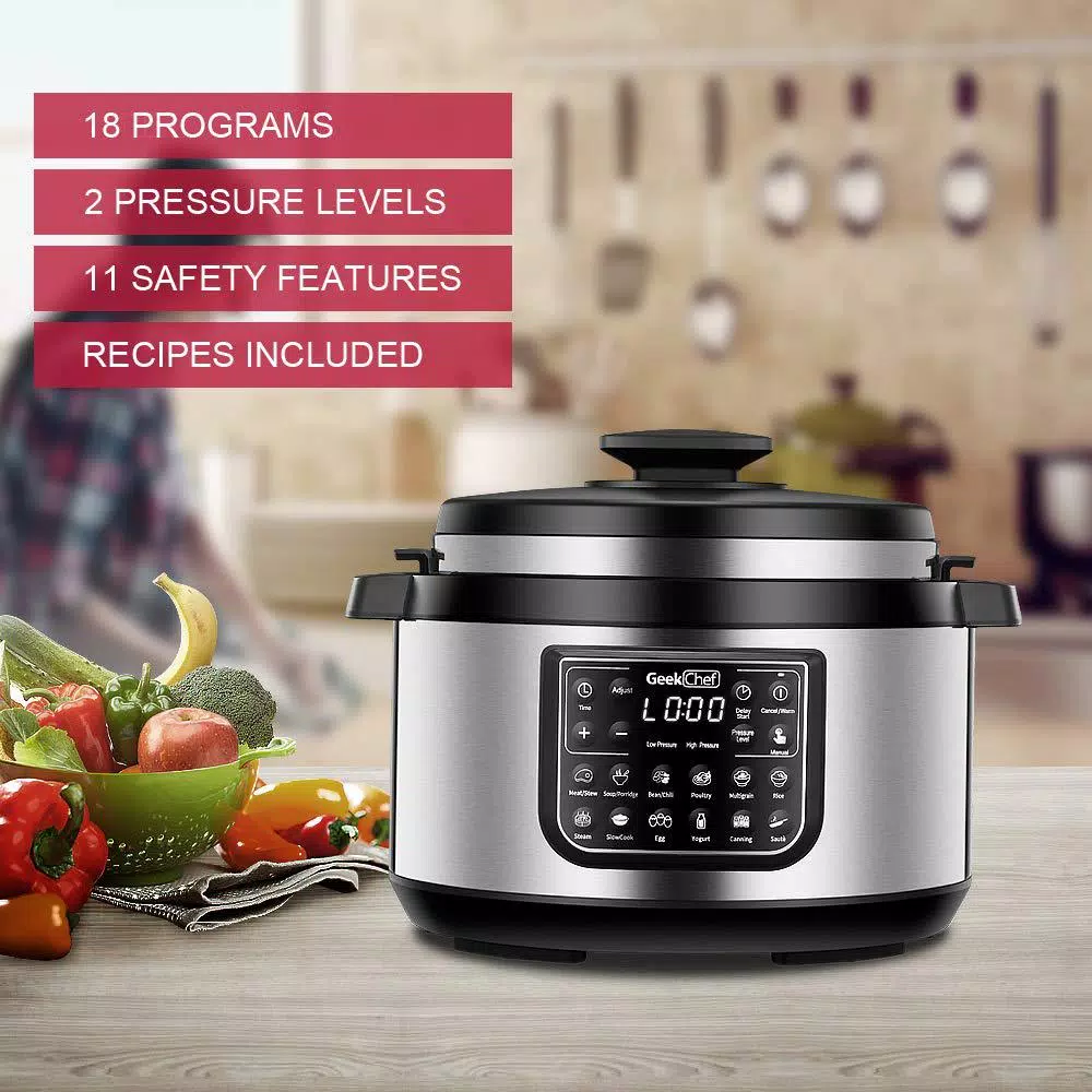 Cheap π Boyel Living 8 Qt. Stainless Steel 12-in-1 Multiuse Programmable Electric Pressure Cooker With Non-Stick Pot And Cool-Touch Handles π 8 Cheap π Boyel Living 8 Qt. Stainless Steel 12-in-1 Multiuse Programmable Electric Pressure Cooker With Non-Stick Pot And Cool-Touch Handles π - Image 6