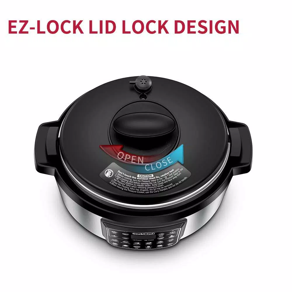 Cheap π Boyel Living 8 Qt. Stainless Steel 12-in-1 Multiuse Programmable Electric Pressure Cooker With Non-Stick Pot And Cool-Touch Handles π 9 Cheap π Boyel Living 8 Qt. Stainless Steel 12-in-1 Multiuse Programmable Electric Pressure Cooker With Non-Stick Pot And Cool-Touch Handles π - Image 7