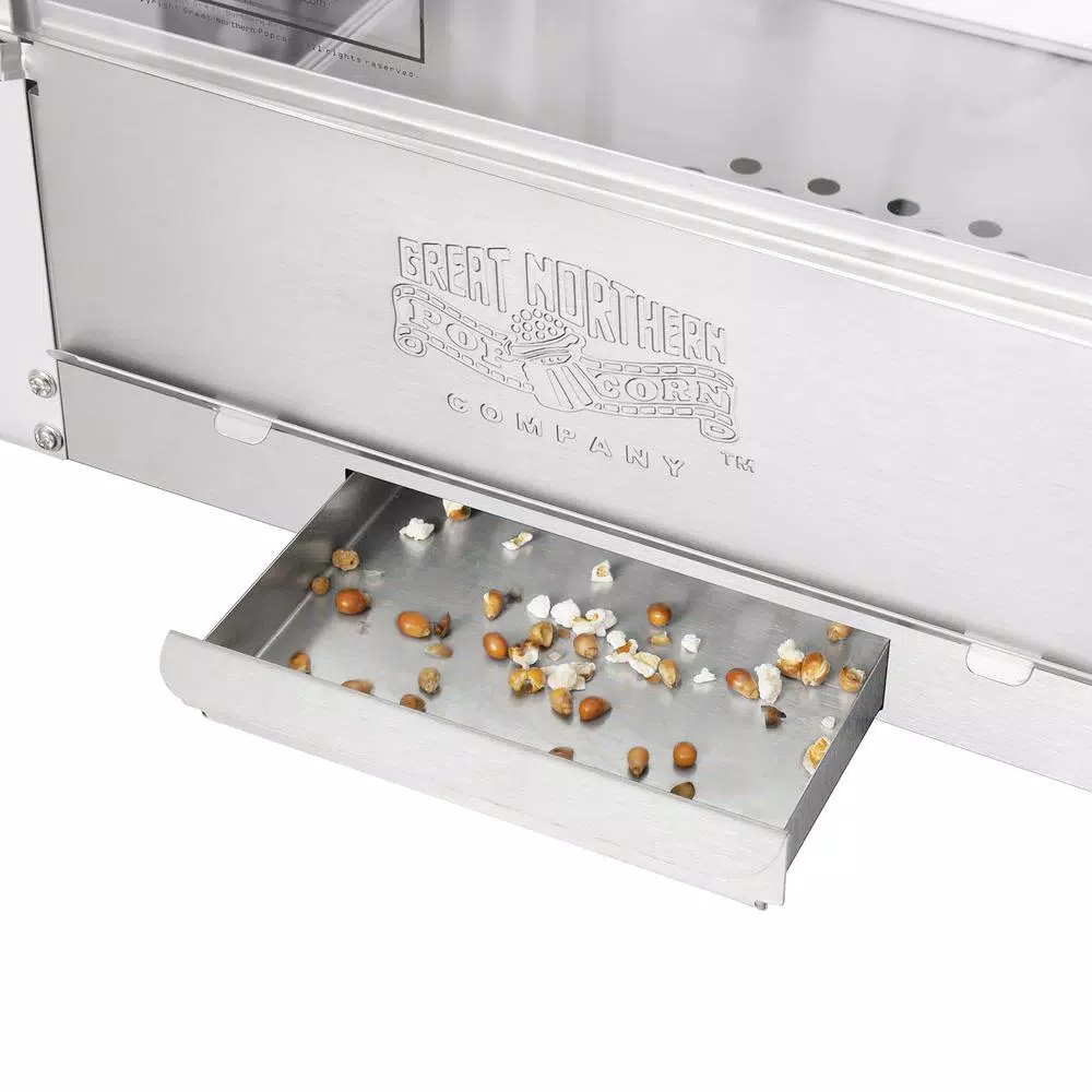 Outlet 🌟 Great Northern Black Lincoln Countertop Popcorn Machine- Popper Makes 3 Gallons- 8-Ounce Kettle, Old Maids Drawer, Warming Tray & Scoop 🎁 10 Outlet 🌟 Great Northern Black Lincoln Countertop Popcorn Machine- Popper Makes 3 Gallons- 8-Ounce Kettle, Old Maids Drawer, Warming Tray & Scoop 🎁 - Image 8