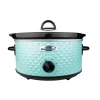 Cheapest 🎁 Brentwood Appliances Diamond 3.5 Qt. Blue Slow Cooker With Tempered Glass Lid 🥰
