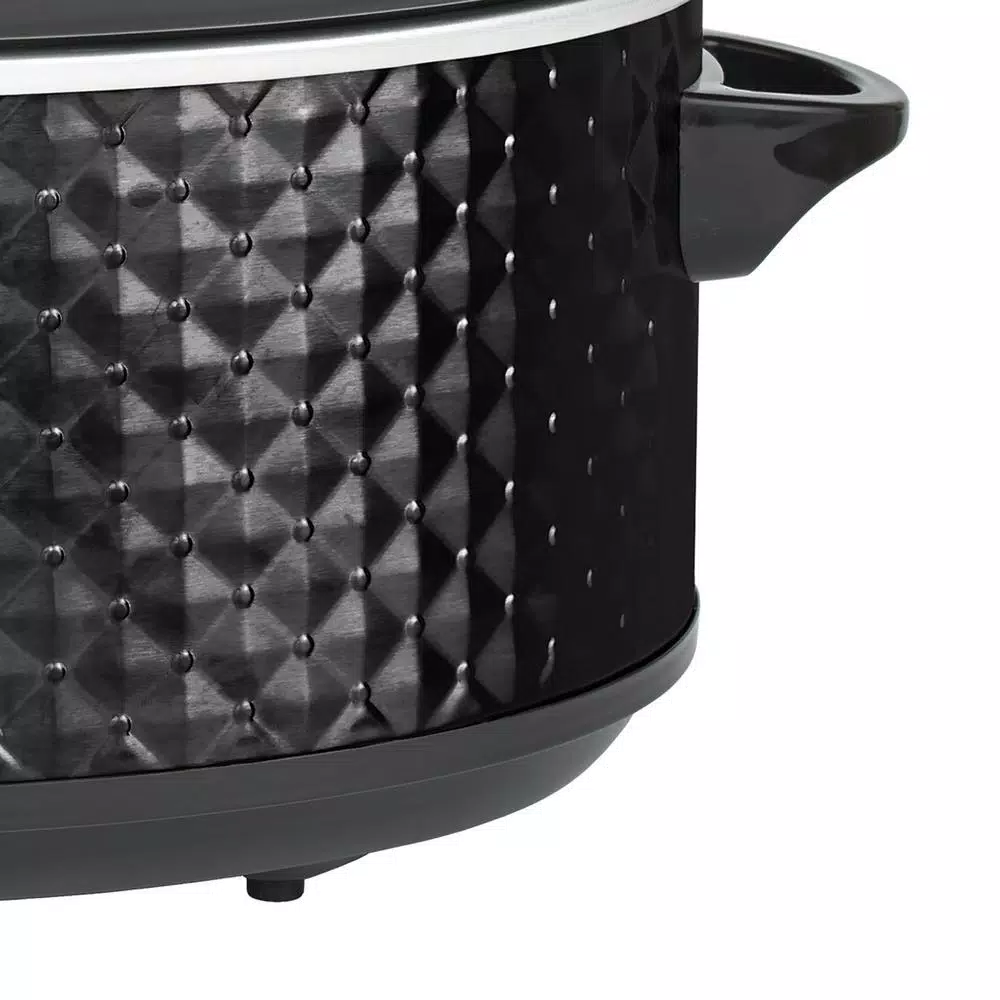 Best Pirce 💯 Brentwood Appliances Diamond 7 Qt. Black Slow Cooker With Tempered Glass Lid 🎉 7 Best Pirce 💯 Brentwood Appliances Diamond 7 Qt. Black Slow Cooker With Tempered Glass Lid 🎉 - Image 6
