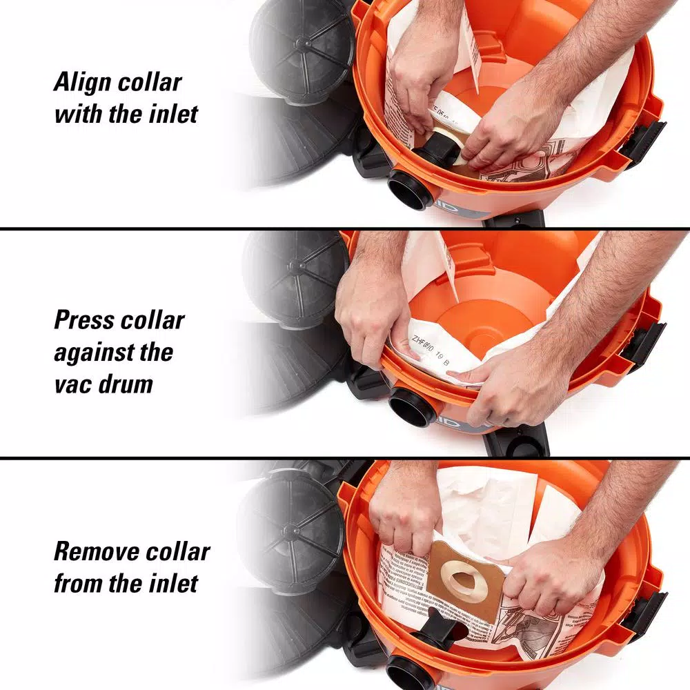 Hot Sale โ RIDGID Filter Kit With VF3500 Fine Dust Filter And VF3501 Dust Bags (2-pack) For 3 To 4.5 Gal. RIDGID Wet/Dry Shop Vacuums ๐ 7 Hot Sale โ RIDGID Filter Kit With VF3500 Fine Dust Filter And VF3501 Dust Bags (2-pack) For 3 To 4.5 Gal. RIDGID Wet/Dry Shop Vacuums ๐ - Image 5