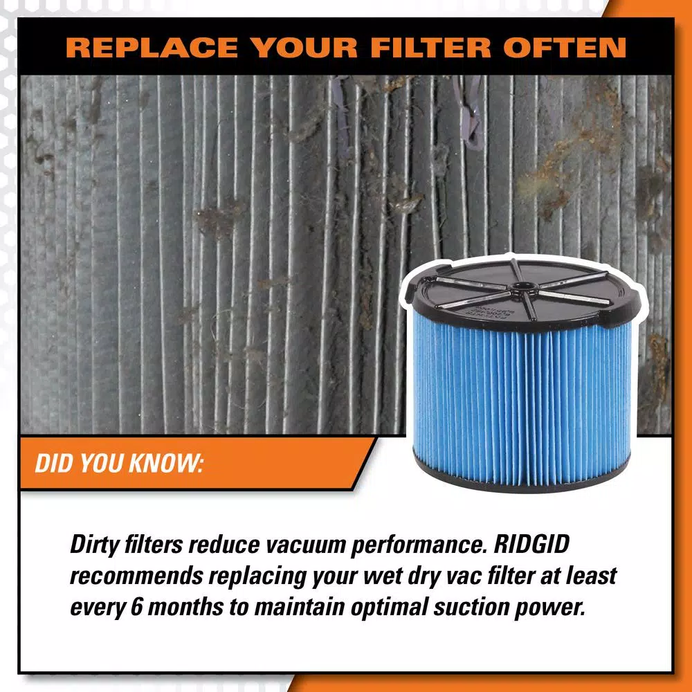 Hot Sale โ RIDGID Filter Kit With VF3500 Fine Dust Filter And VF3501 Dust Bags (2-pack) For 3 To 4.5 Gal. RIDGID Wet/Dry Shop Vacuums ๐ 15 Hot Sale โ RIDGID Filter Kit With VF3500 Fine Dust Filter And VF3501 Dust Bags (2-pack) For 3 To 4.5 Gal. RIDGID Wet/Dry Shop Vacuums ๐ - Image 13