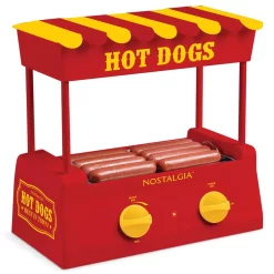 Budget 👏 Nostalgia Red 8-Hot 🐕 Dog Roller And 6-Bun Warmer ⭐ -Appliances Sales unnamed file 1279