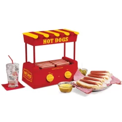 Budget 👏 Nostalgia Red 8-Hot 🐕 Dog Roller And 6-Bun Warmer ⭐ -Appliances Sales unnamed file 1285