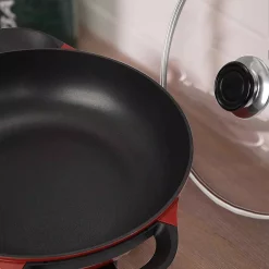 Promo 🧨 Boyel Living 6.3 In. X 16.9 In. X 13 In. Red 1400-Watt Professional Non-Stick Copper Electric Skillet Jumbo ⭐ -Appliances Sales unnamed file 1367