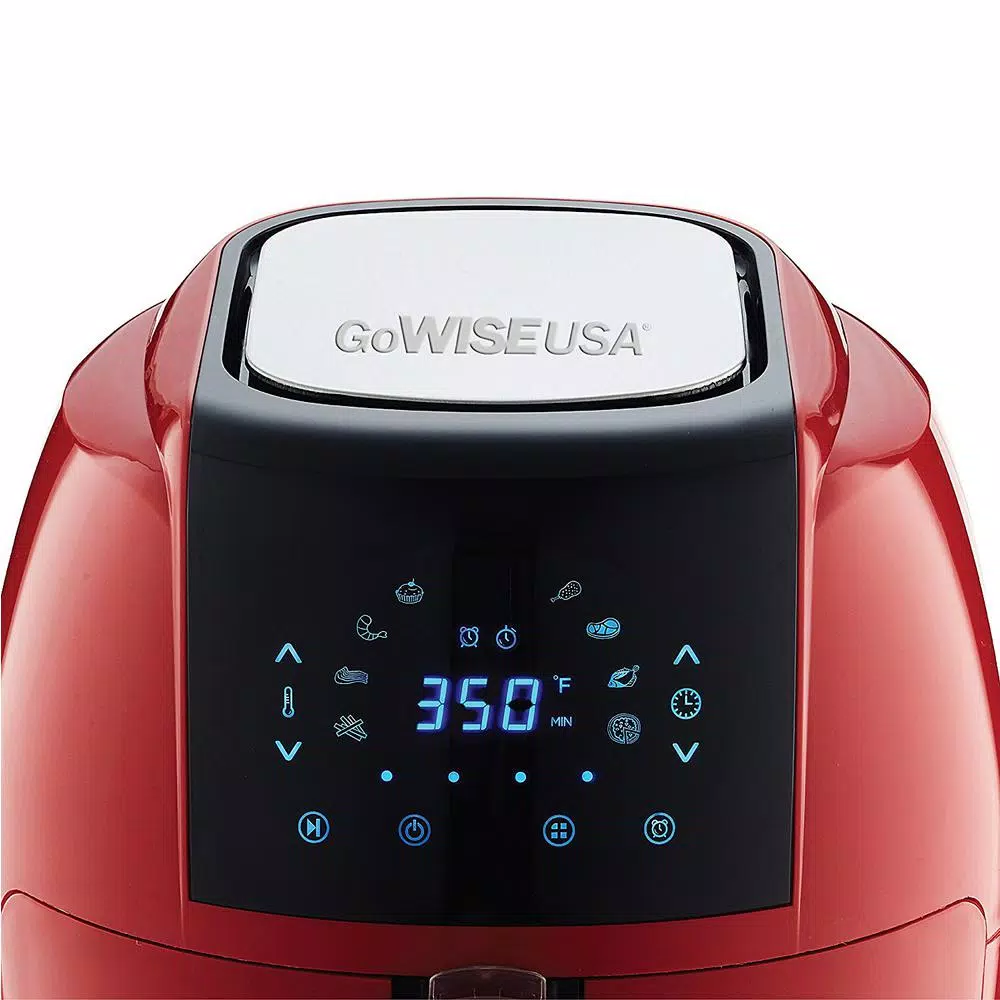 Top 10 ๐ GoWISE USA 8-in-1 5.8 Qt. Chili Red Electric Air Fryer With Recipe Book ๐ 4 Top 10 ๐ GoWISE USA 8-in-1 5.8 Qt. Chili Red Electric Air Fryer With Recipe Book ๐ - Image 2
