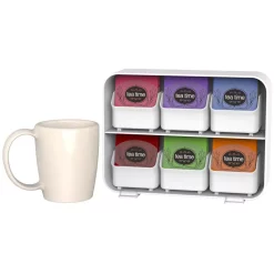 Best Sale 👏 Mind Reader Clutch 6-Drawer 90-Bag White Tea Bag Holder 🤩 -Appliances Sales unnamed file 1405