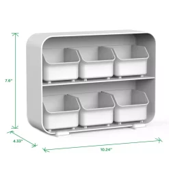 Best Sale 👏 Mind Reader Clutch 6-Drawer 90-Bag White Tea Bag Holder 🤩 -Appliances Sales unnamed file 1406