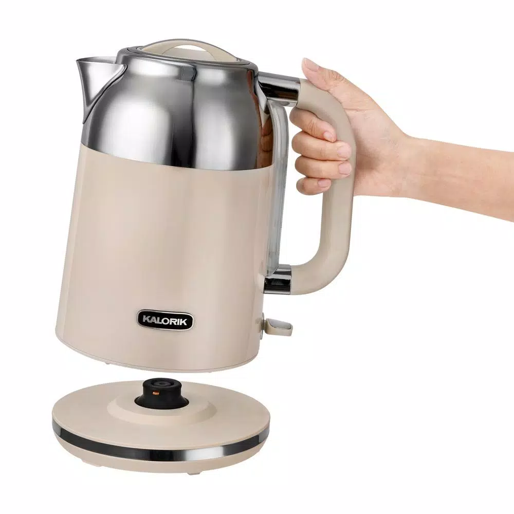 Buy โจ KALORIK Retro 7-Cup Cream Cordless Electric Kettle ๐ 5 Buy โจ KALORIK Retro 7-Cup Cream Cordless Electric Kettle ๐ - Image 3