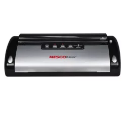 Best Pirce ⌛ Nesco Black Food Vacuum Sealer With Bag Cutter 👏