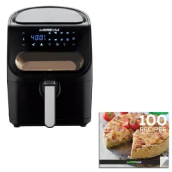 Coupon 🥰 GoWISE USA 4 Qt. Black Electric Air Fryer With See Through Window And 8-Presets 🤩