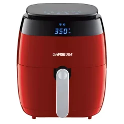 Top 10 😉 GoWISE USA 5 Qt. Red Air Fryer With Duo Touchscreen Display ❤️