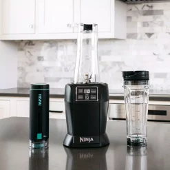 Coupon 🔔 NINJA Nutri Ninja 24 Oz. 2-Speed Dark Grey Blender With FreshVac Technology 🌟