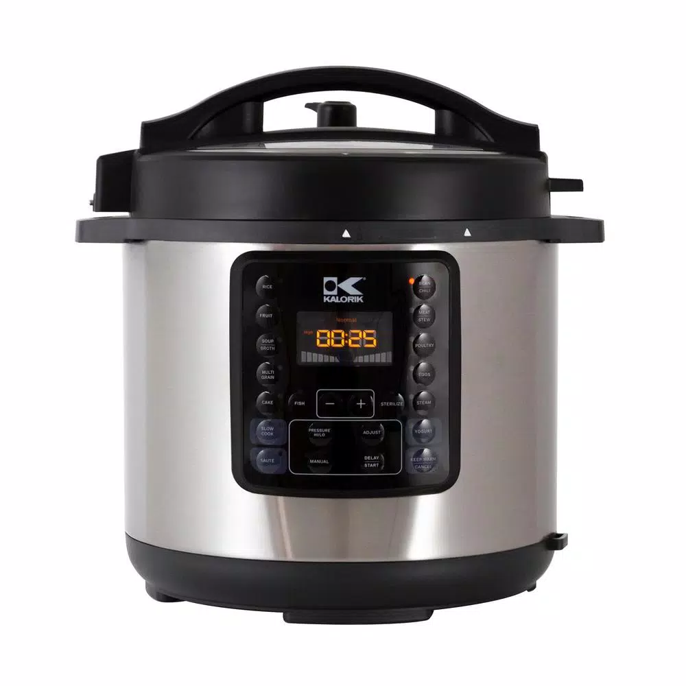 Outlet ๐งจ KALORIK 10-in-1 Multi Use 6 Qt. Stainless Steel Electric Pressure Cooker ๐ฏ 3 Outlet ๐งจ KALORIK 10-in-1 Multi Use 6 Qt. Stainless Steel Electric Pressure Cooker ๐ฏ