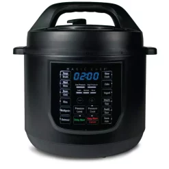 Promo 🔔 Magic Chef 9-in-1 6 Qt. Matte Black Electric Multi-Cooker With Recipe Book 😍
