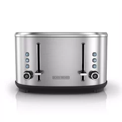 Wholesale ⌛ BLACK+DECKER 4-Slice Stainless Steel Extra-Wide Slot Toaster With Crumb Tray ✔️