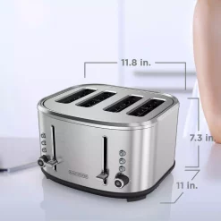 Wholesale ⌛ BLACK+DECKER 4-Slice Stainless Steel Extra-Wide Slot Toaster With Crumb Tray ✔️ -Appliances Sales unnamed file 1715