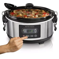Buy 🔔 Hamilton Beach Stay Or Go 5 Qt. Stainless Steel Slow Cooker With Temperature Controls 👍 -Appliances Sales unnamed file 1726