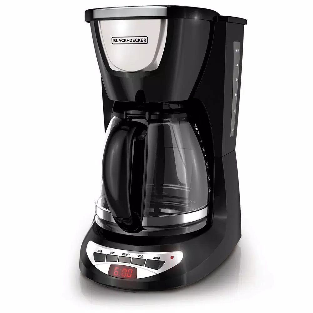 Brand new 🔔 BLACK+DECKER 12-Cup Programmable Black Drip Coffee Maker With Glass Carafe, Built-In Timer And Automatic Shut-Off ✔️ 3 Brand new 🔔 BLACK+DECKER 12-Cup Programmable Black Drip Coffee Maker With Glass Carafe, Built-In Timer And Automatic Shut-Off ✔️
