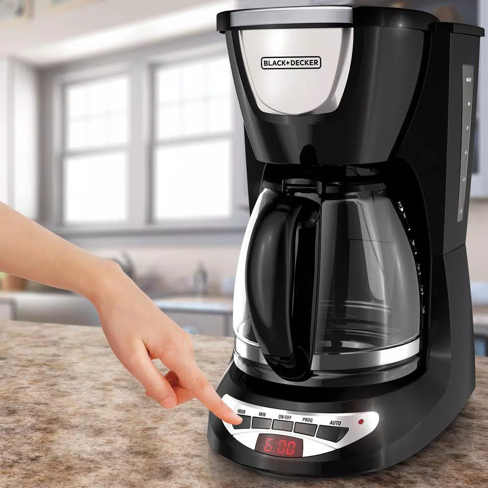 Brand new 🔔 BLACK+DECKER 12-Cup Programmable Black Drip Coffee Maker With Glass Carafe, Built-In Timer And Automatic Shut-Off ✔️ 10 Brand new 🔔 BLACK+DECKER 12-Cup Programmable Black Drip Coffee Maker With Glass Carafe, Built-In Timer And Automatic Shut-Off ✔️ - Image 8