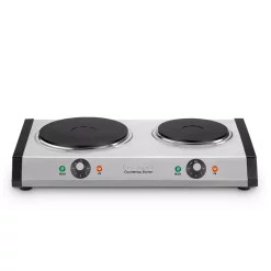 Cheap ๐ Cuisinart 2-Burner 8 In. Cast Iron Stainless Steel Hot Plate With Temperature Control ๐