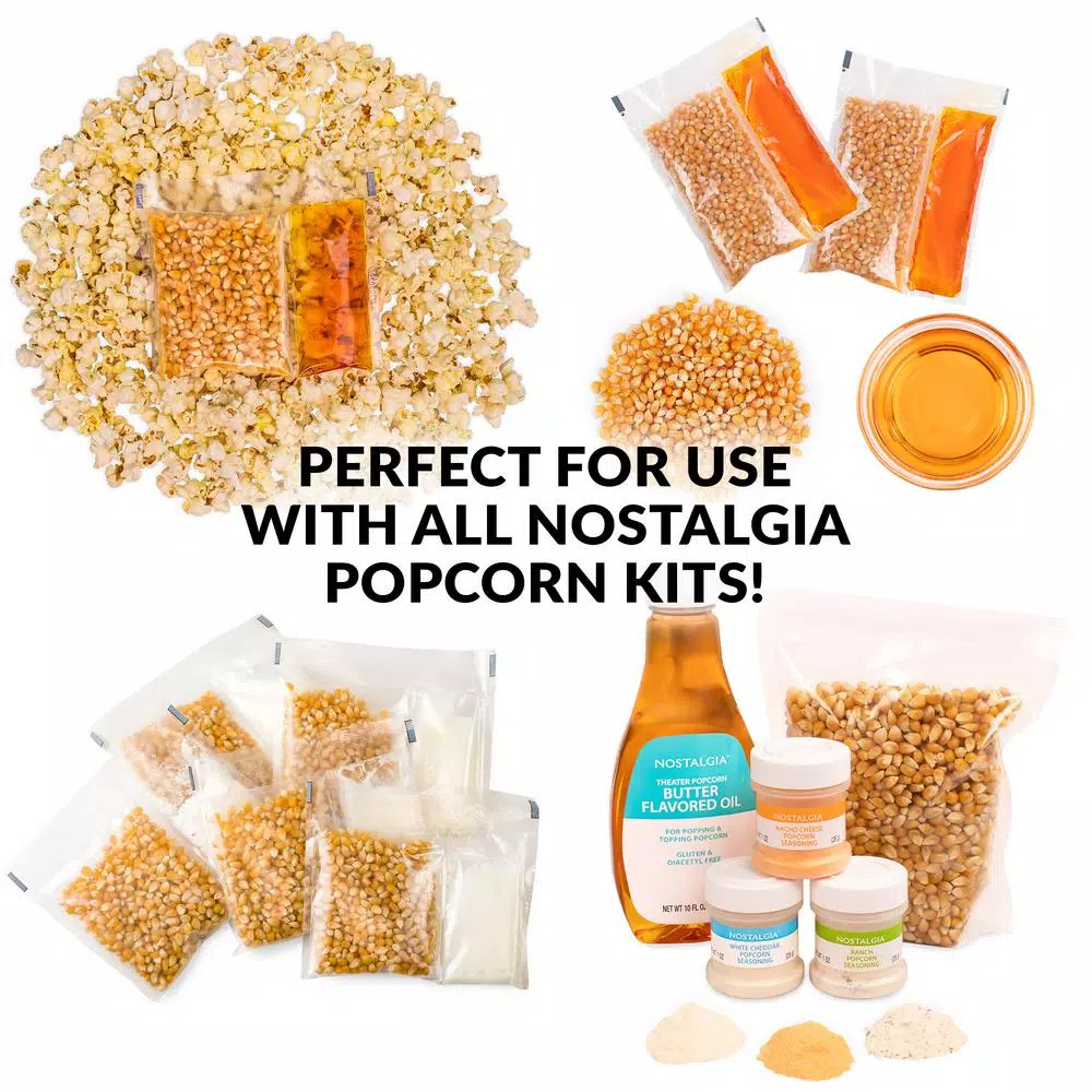 Outlet ⌛ Nostalgia Vintage 8 Oz. Black Popcorn Machine With Cart 🔥 8 Outlet ⌛ Nostalgia Vintage 8 Oz. Black Popcorn Machine With Cart 🔥 - Image 7