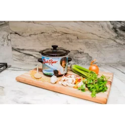 Budget 💯 Uncanny Brands Bob Ross 2 Qt. Slow Cooker Blue ✔️ -Appliances Sales unnamed file 1780