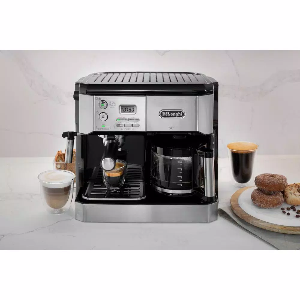 Best Sale ⭐ DeLonghi All-In-One 10-Cup Stainless Steel Espresso Machine And Drip Coffee Maker 😉 3 Best Sale ⭐ DeLonghi All-In-One 10-Cup Stainless Steel Espresso Machine And Drip Coffee Maker 😉 - Image 2