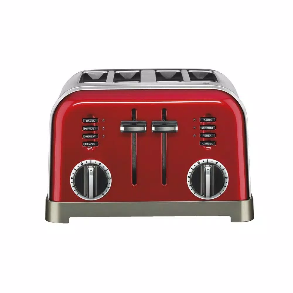 New ๐ Cuisinart Classic Series 4-Slice Red Wide Slot Toaster With Crumb Tray ๐คฉ 3 New ๐ Cuisinart Classic Series 4-Slice Red Wide Slot Toaster With Crumb Tray ๐คฉ