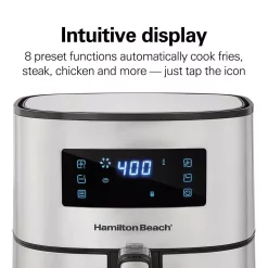 Best Pirce 🧨 Hamilton Beach 5 Qt. Stainless Steel Digital Air Fryer With Nonstick Basket 💯 -Appliances Sales unnamed file 1939