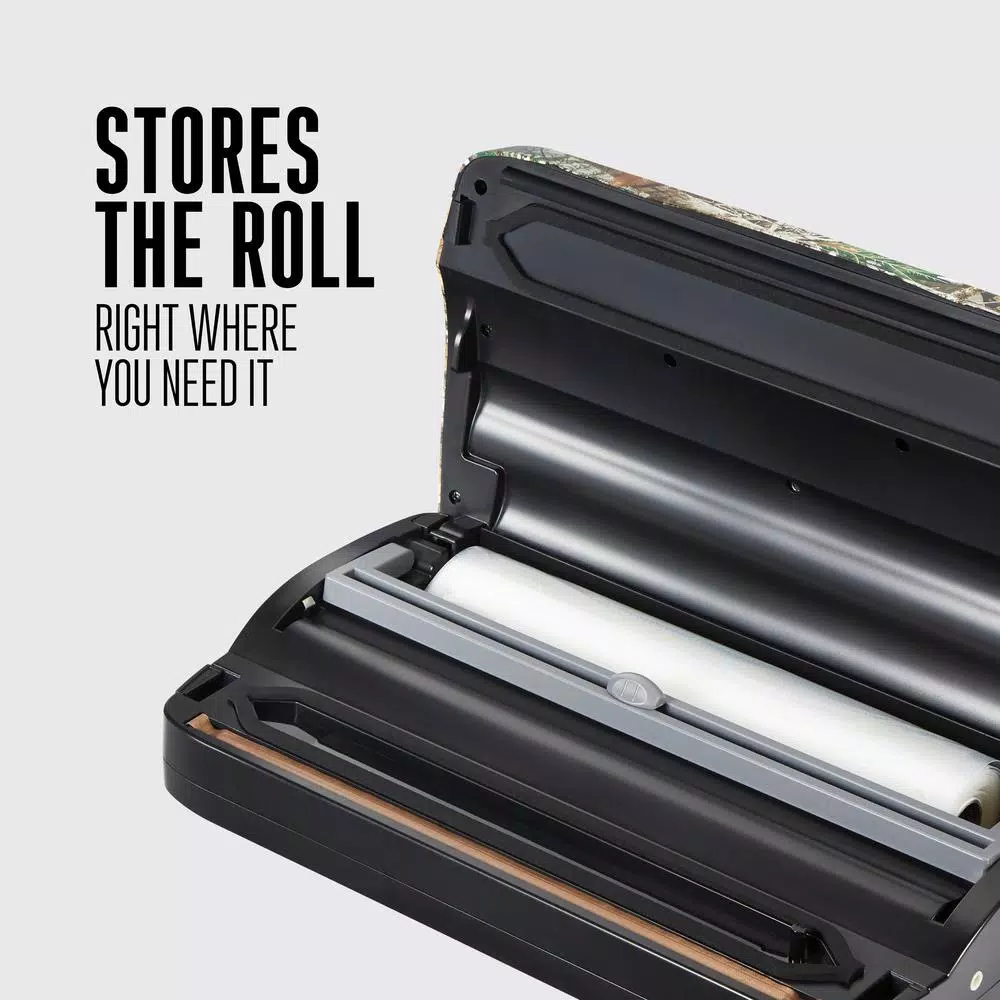 Cheapest ๐ Weston Realtree Edge Camouflage Food Vacuum Sealer With Roll Storage And Bag Cutter ๐ 8 Cheapest ๐ Weston Realtree Edge Camouflage Food Vacuum Sealer With Roll Storage And Bag Cutter ๐ - Image 6
