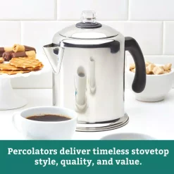 Best Sale 💯 Farberware 8-Cup Stainless Steel Percolator 💯 -Appliances Sales unnamed file 2038
