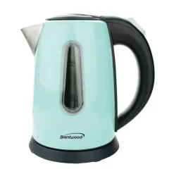 Discount 😍 Brentwood Appliances 4-Cup Blue Stainless Steel Cordless Electric Kettle 👏