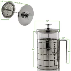 Wholesale 😀 Ovente 3-Cup Silver Borosilicate Glass Heat-Resistant Cafetiere French Press Coffee And Tea Maker With Free Measuring Scoop 😍 15 Wholesale 😀 Ovente 3-Cup Silver Borosilicate Glass Heat-Resistant Cafetiere French Press Coffee And Tea Maker With Free Measuring Scoop 😍 -Appliances Sales unnamed file 2092