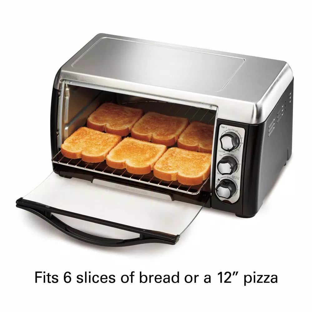 Best deal 💯 Hamilton Beach 6 Slice Easy Clean Black Toaster Oven 🥰 5 Best deal 💯 Hamilton Beach 6 Slice Easy Clean Black Toaster Oven 🥰 - Image 3
