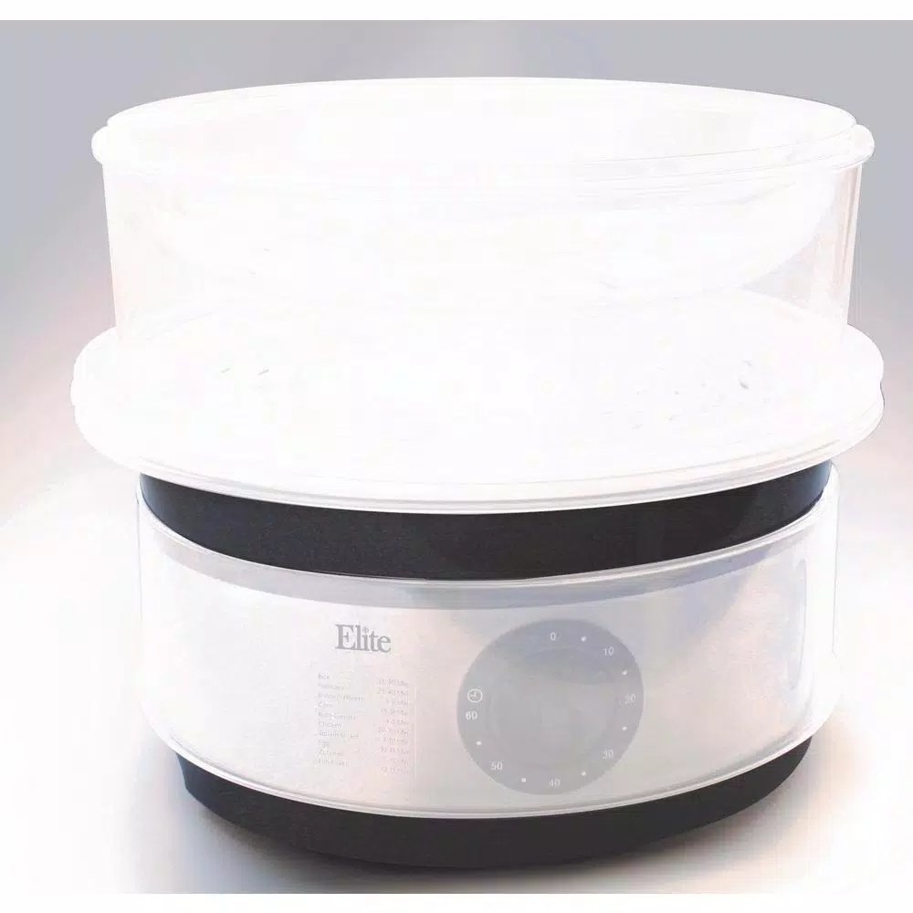 Deals ๐งจ Elite 8.5 Qt. Stainless Steel Plastic 3-Tier Food Steamer ๐ 4 Deals ๐งจ Elite 8.5 Qt. Stainless Steel Plastic 3-Tier Food Steamer ๐ - Image 2